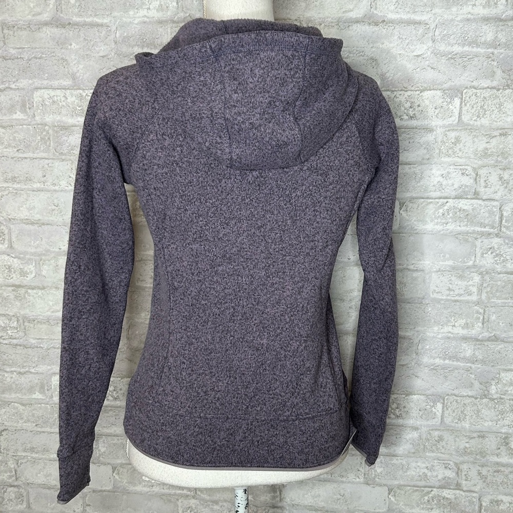The North Face purple 1/4 zip jacket size S - Picture 3 of 4